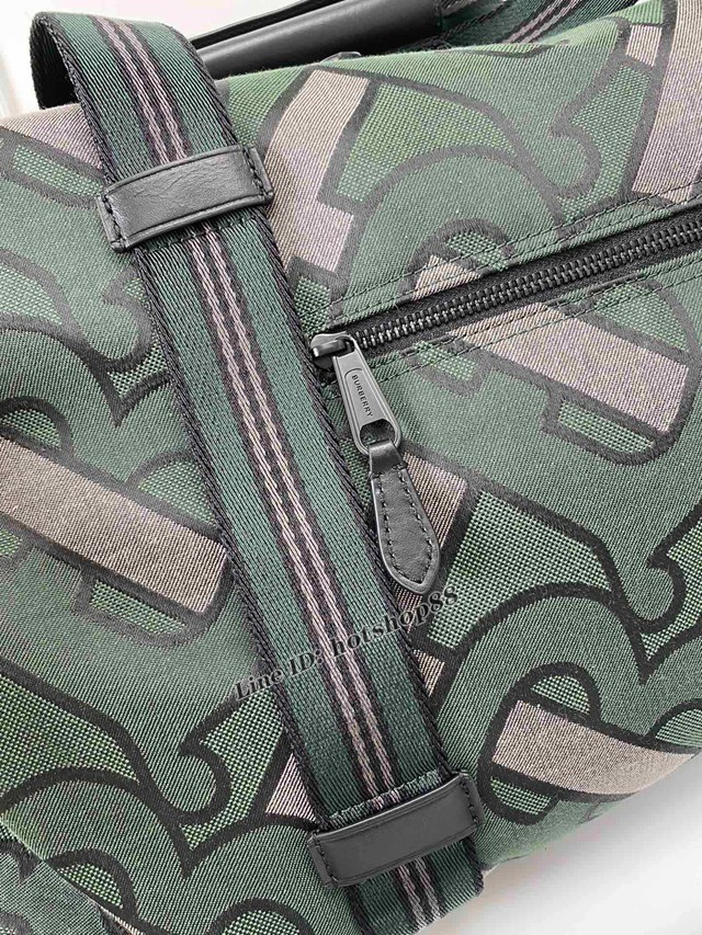 Burberry專櫃新款旅行袋 巴寶莉男士手提肩背旅行包 yxb1219